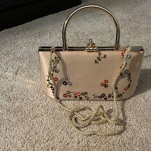 Small embroidered handbag